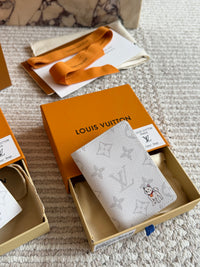 Monogram Dog Motif Cardholder & Passport Holder