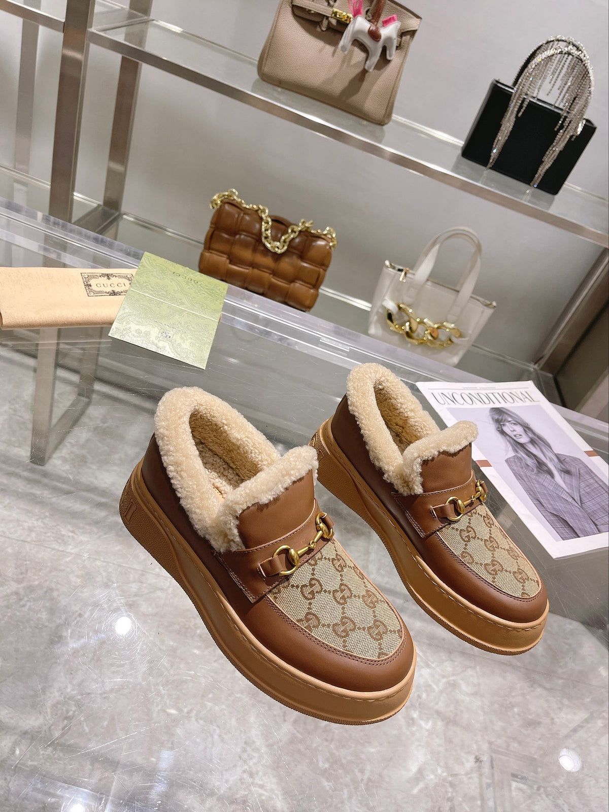 Platform Slip-On Loafers