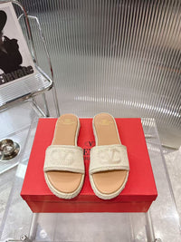 VLogo Espadrille Slides