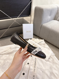 J'A Leather Ballet Flats