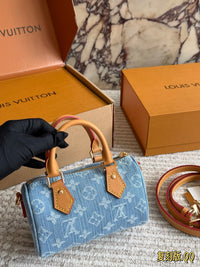 Nano Speedy Bag Denim