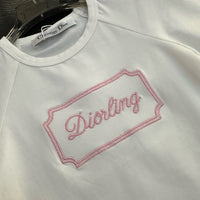Kids Diorling Tee & Oblique Wide-Leg Trouser Set
