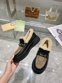 Platform Slip-On Loafers