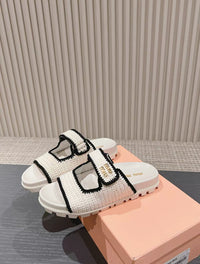 Logo Crochet Sandals