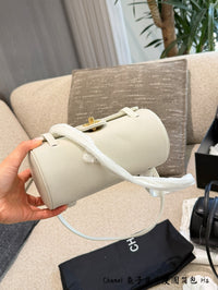 26P Preppy Coco Cylinder Bowling Bag