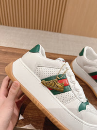 Screener White Green Red Sneakers