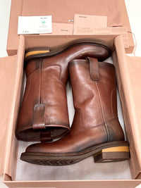 Foule Leather Booties