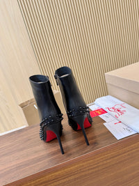 Kate Max Leather Ankle Boots