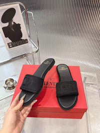 VLogo Espadrille Slides