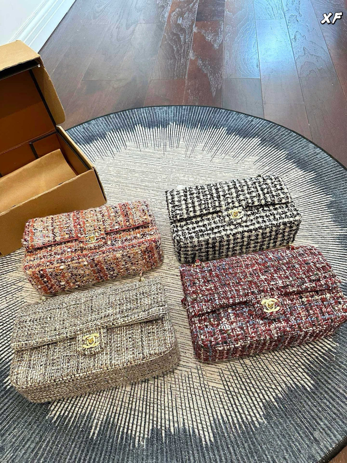 Tweed Flap Bag