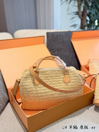 Raffia Speedy 30 Bag