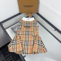 Vintage Check Dress with Peter Pan Collar