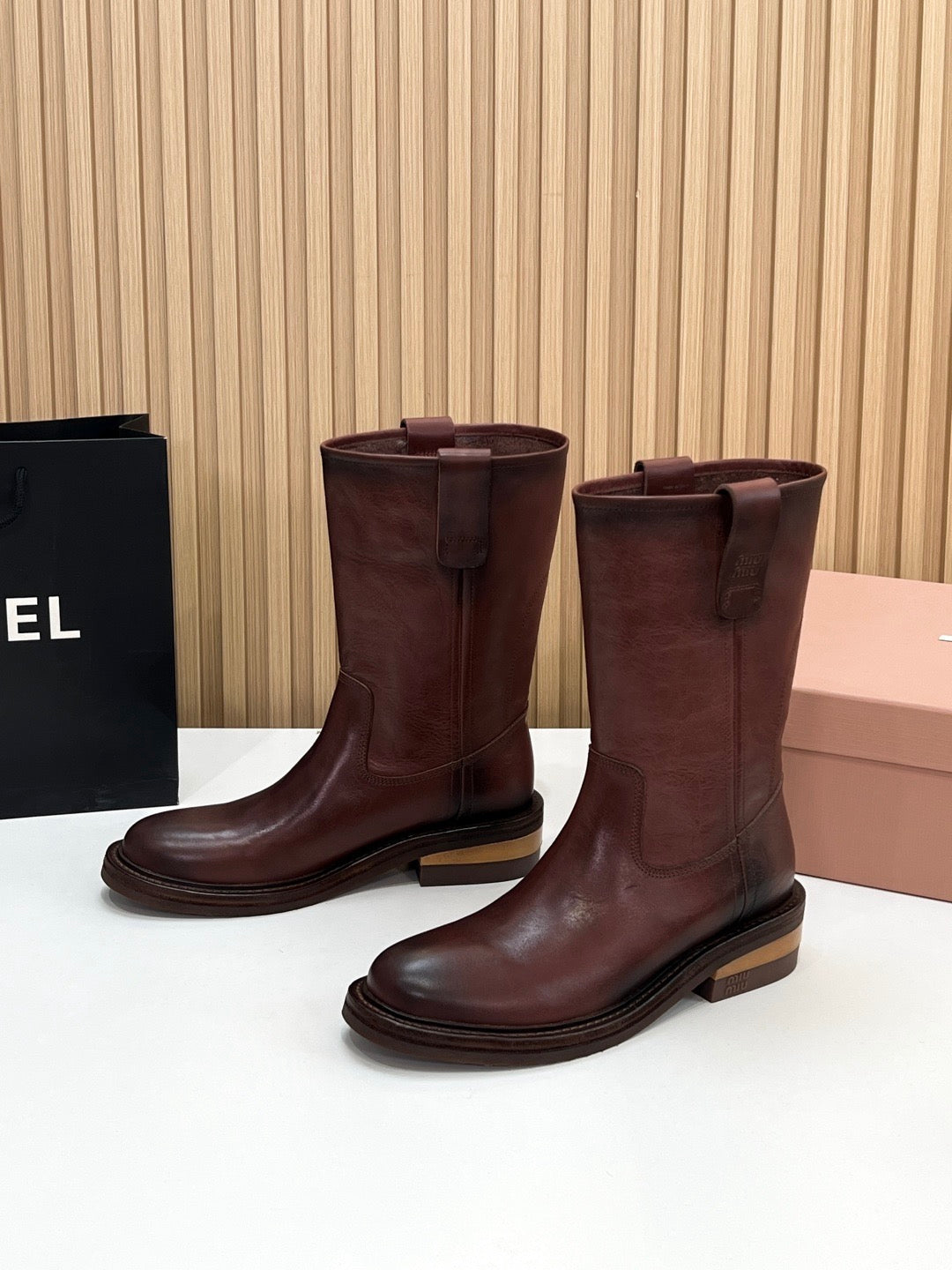 Foule Leather Booties