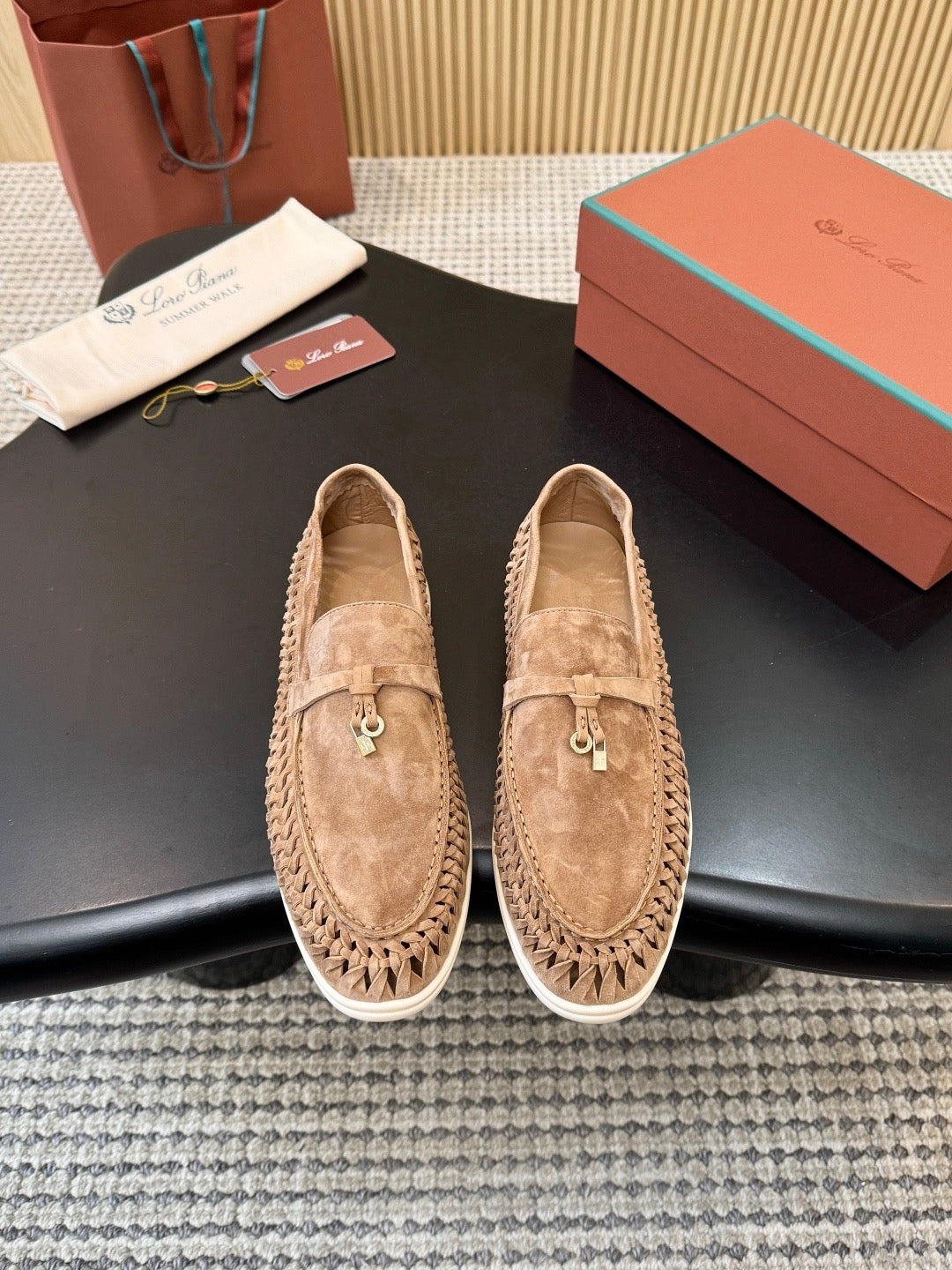 Suede Loafers