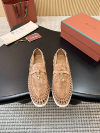 Suede Loafers