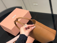 Ivy Leather Top Handle Bag