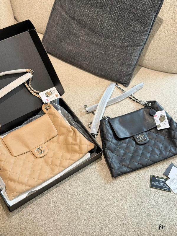 Quilted Flap Tote