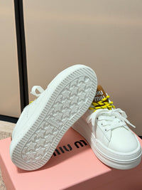 Lace-Up Platform Sneakers