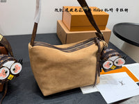 Suede Hobo Bag
