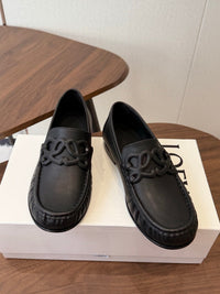 Double L Leather Loafers