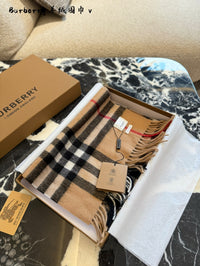 Check Cashmere Scarf