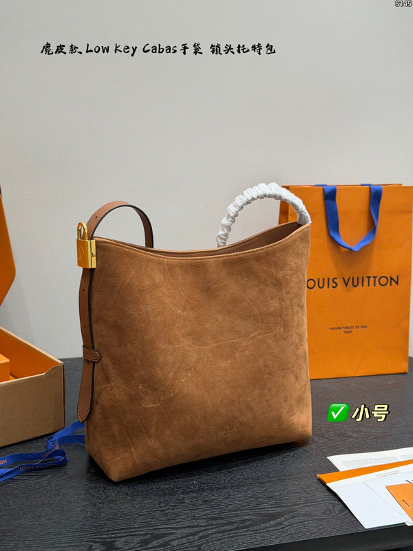 Low Key Suede Hobo Bag