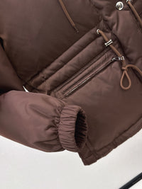 26S Re-Nylon Hooded Down Jacket