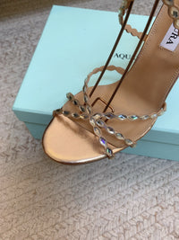 Tequila Embellished Leather Sandals