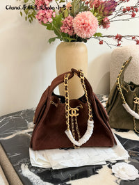 Suede Hobo Bag