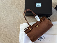 Soft Lux Suede Leather Shoulder Bag