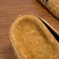 Check Suede Urchin Clogs