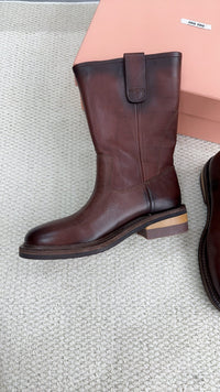 Foule Leather Booties