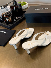 Camellia Thong Mules