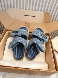 Padded Double Strap Slides