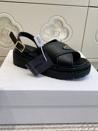 Leather Platform Sandals