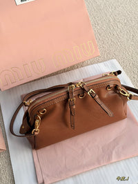 Caprice Leather Shoulder Bag