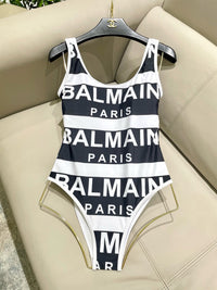 Logo One Piece Swimsuit
