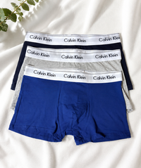 Cotton Stretch Low Rise Trunks 3-Pack