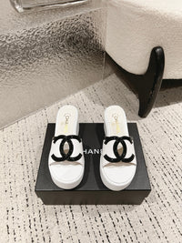 Platform Slide Sandals