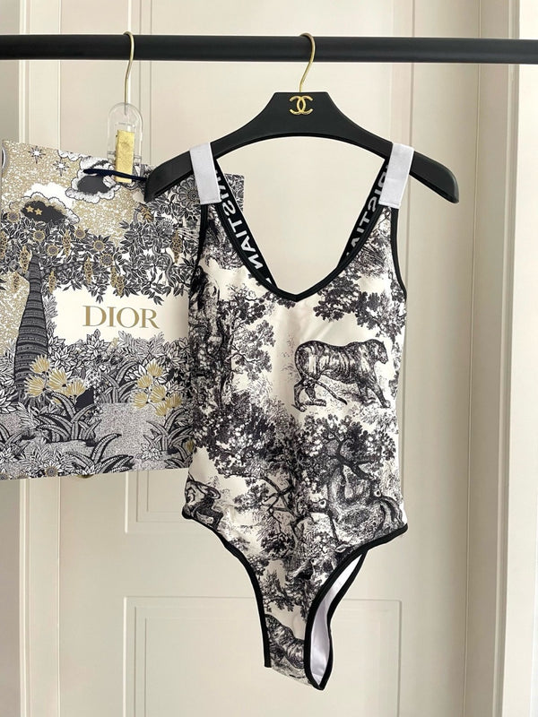 Toile de Jouy Sauvage One-Piece Swimsuit