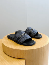 Monogram Slide Sandals