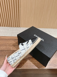 Tweed Leather Espadrilles