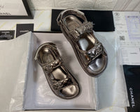 Metallic Sandals