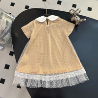 Roma Embroidered Peter Pan Collar Dress