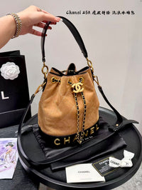 25A Suede Bucket Bag