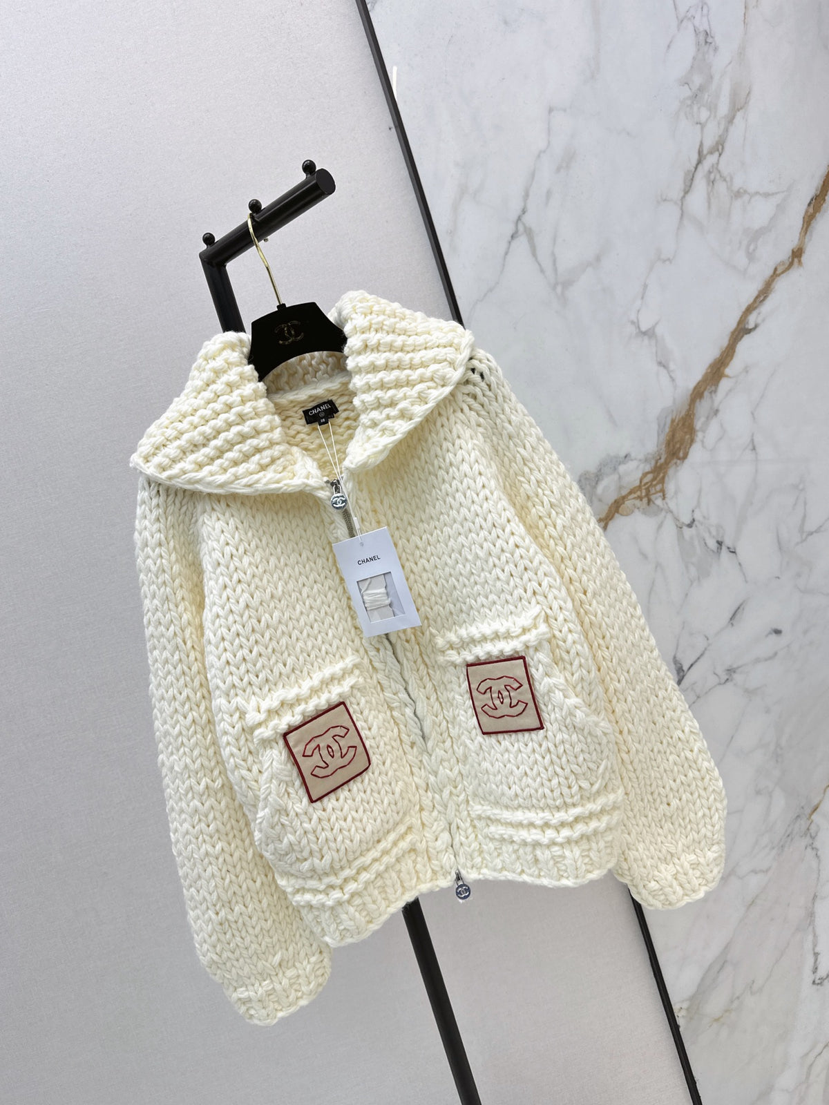 26S Knit Zipped Cardigan