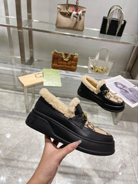 Platform Slip-On Loafers