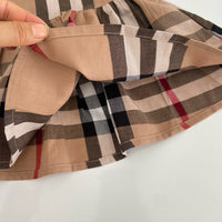 Vintage Check Flutter Dress