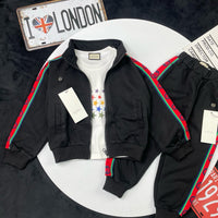 Web Stripe Track Jacket & Joggers Set