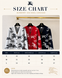 Equestrian Knight Jacquard Wool Cardigan